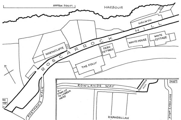 Roscarrock Hill map