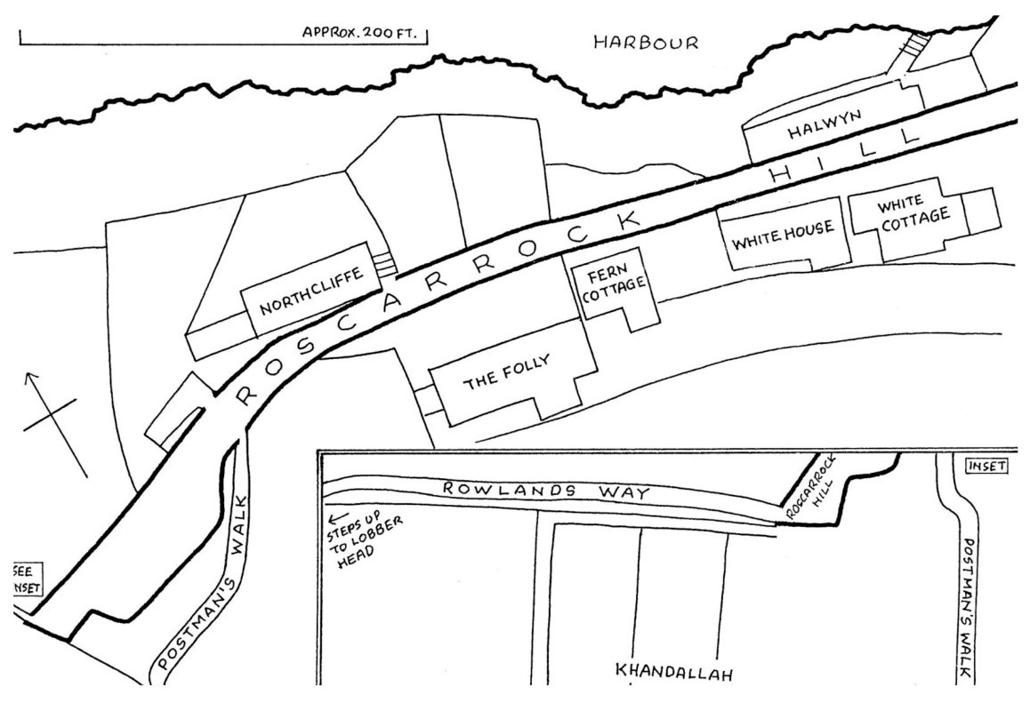 Roscarrock Hill map