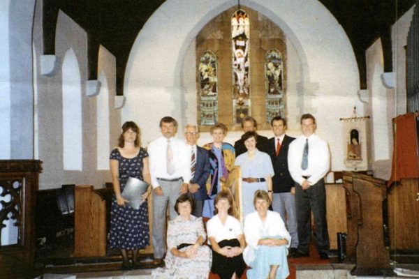 Singers in St Peter's Church