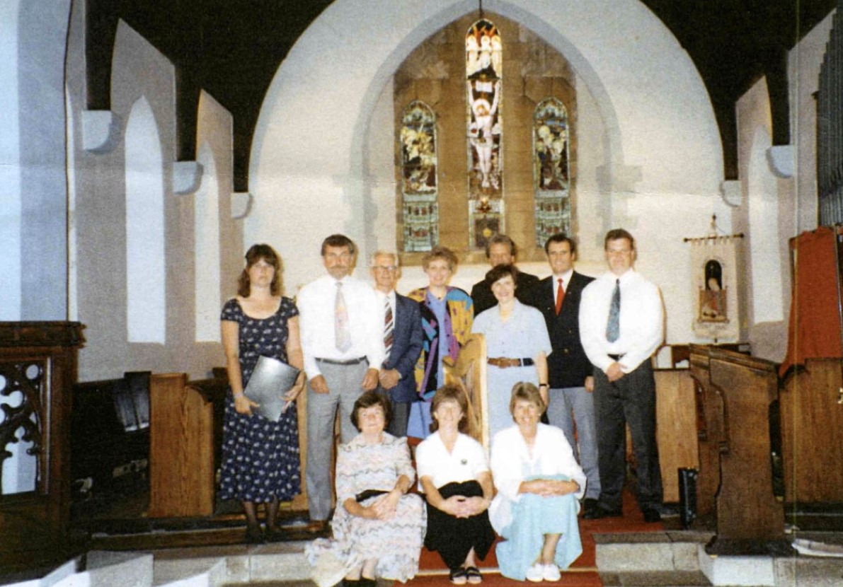 Singers in St Peter's Church