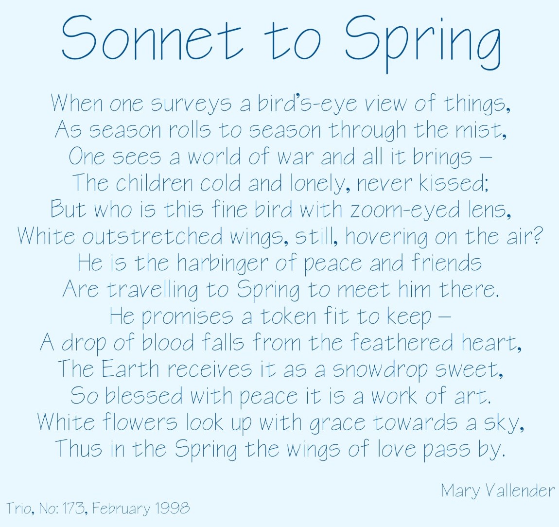 Sonnet to Spring