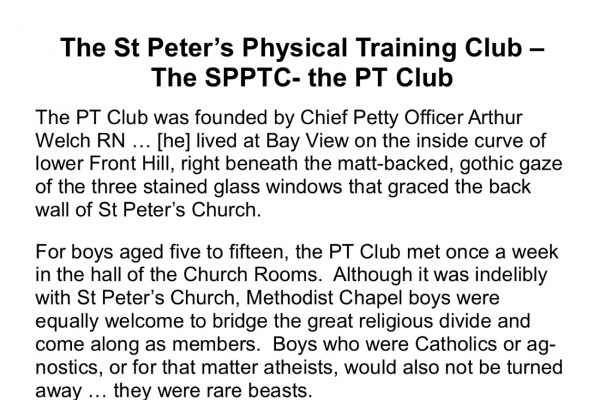 St Peter's Physical Training Club