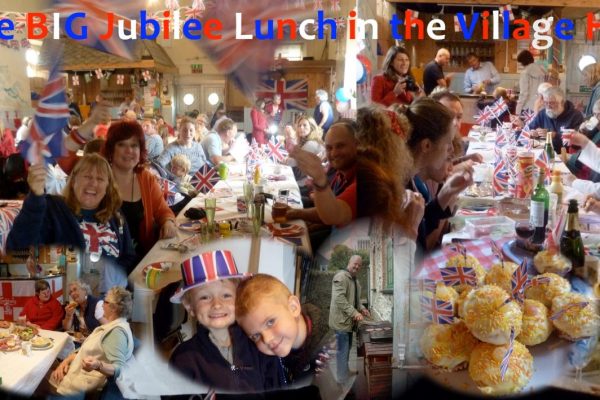 The BIG Jubilee Lunch at the Village hall