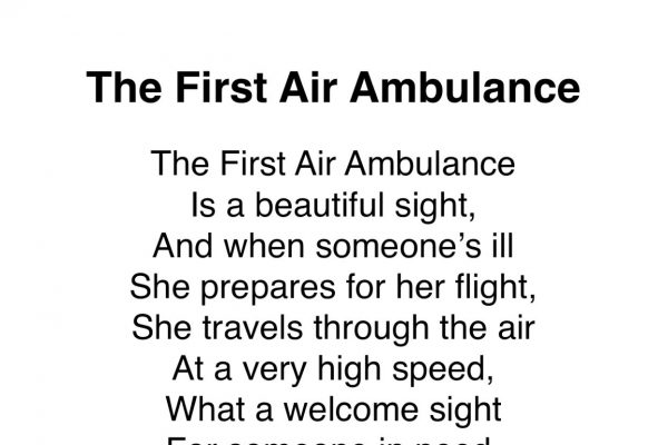 The First Air Ambulance