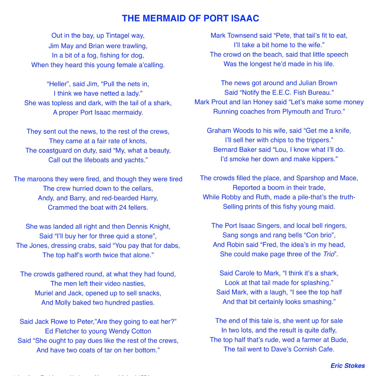 The Mermaid of Port Isaac