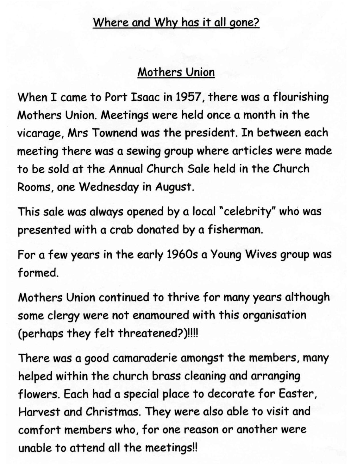 The Mothers Union