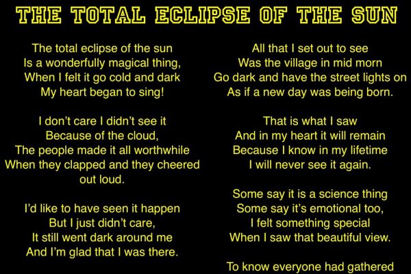 The Total Eclipse of the Sky