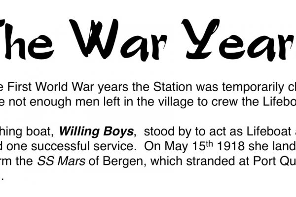 The War Years