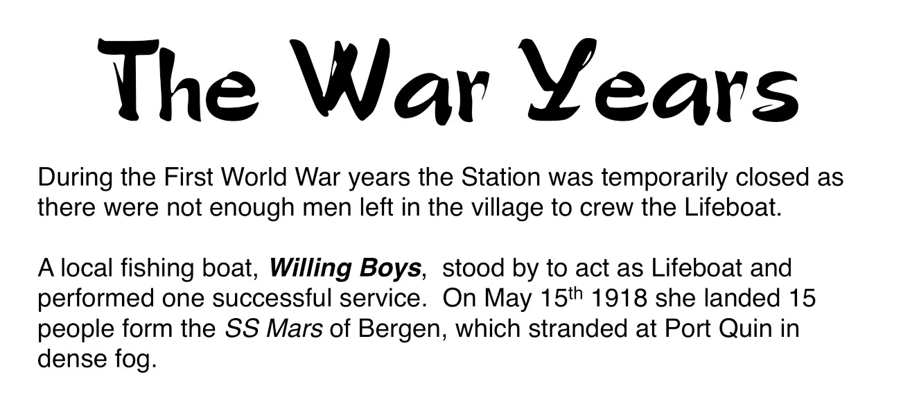 The War Years