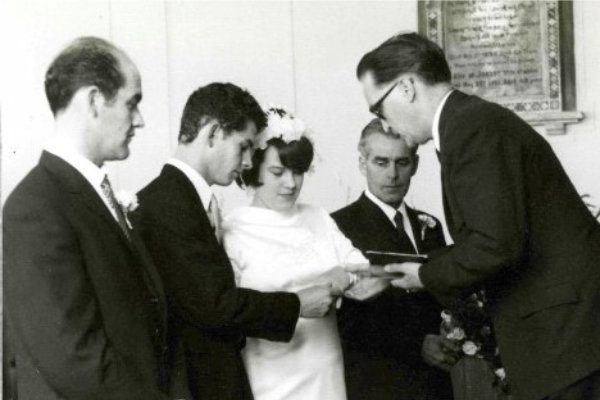 The marriage of Barry & Anne Collins
