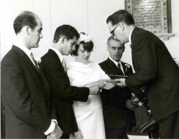 The marriage of Barry & Anne Collins