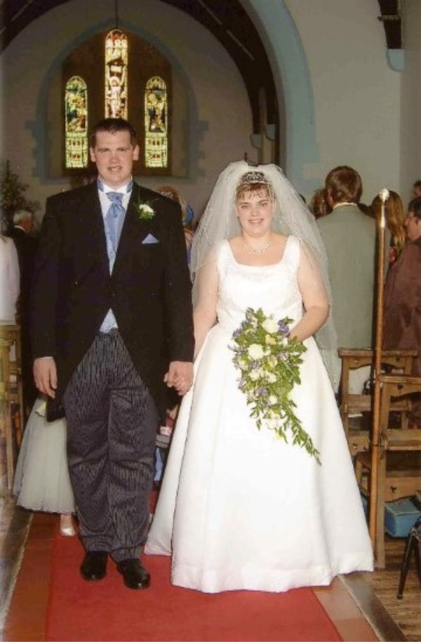 The marriage of Jason Hardy and Elizabeth Dingle