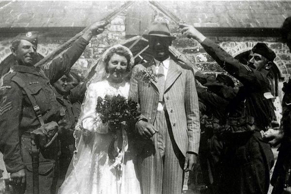 The wedding of Alfred Wherry and Blanche Field