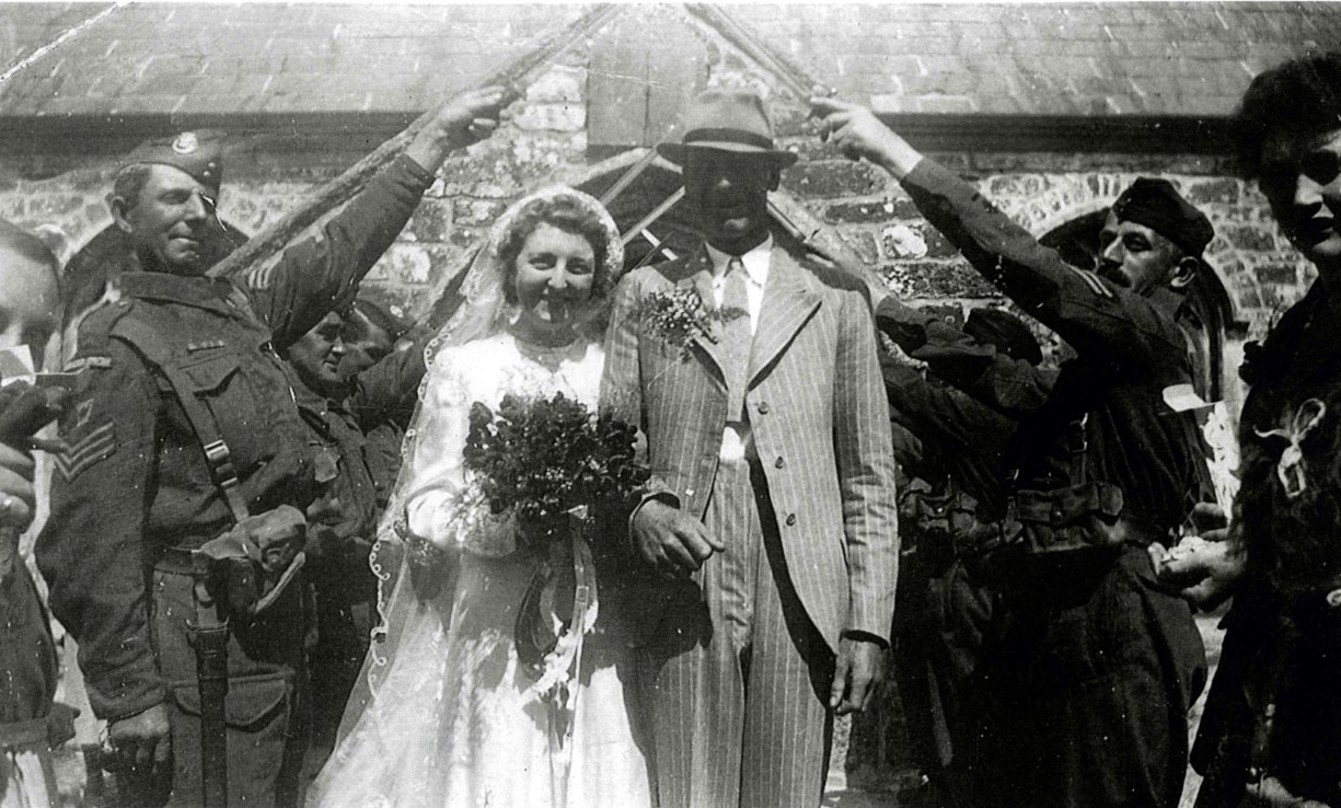 The wedding of Alfred Wherry and Blanche Field