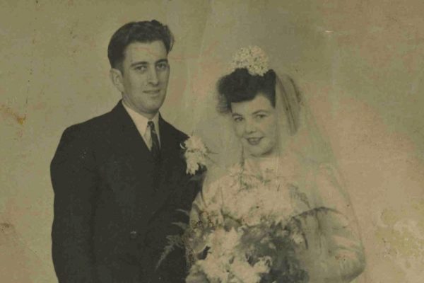 The wedding of Bernice Leverton and Don Flitney
