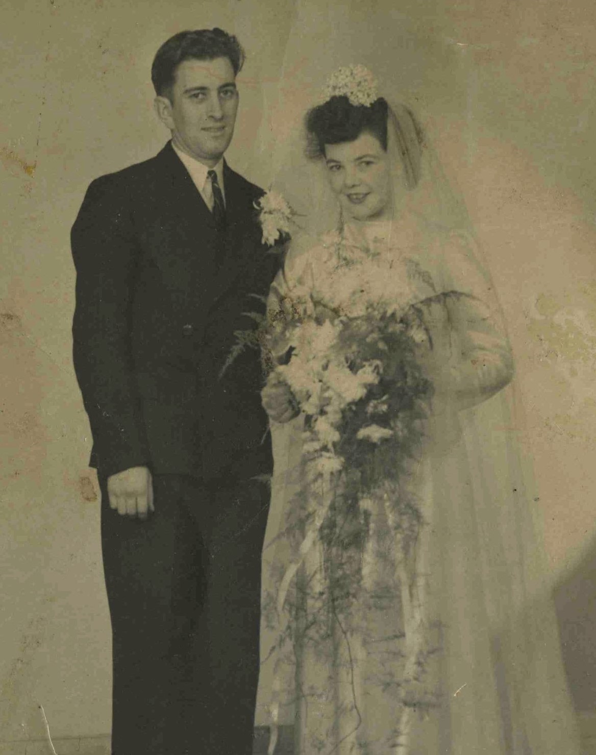 The wedding of Bernice Leverton and Don Flitney