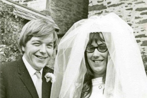 The wedding of Colin Stephens and Pauline Brown