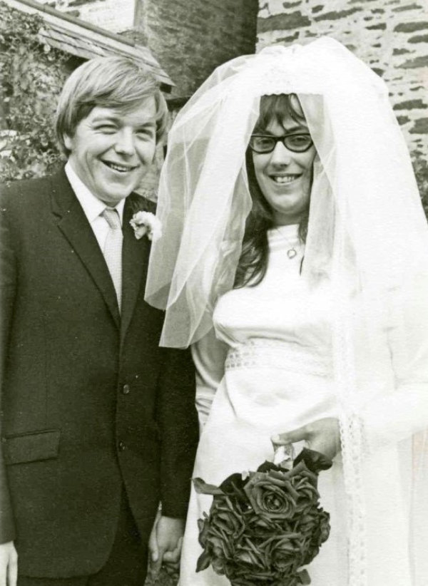 The wedding of Colin Stephens and Pauline Brown