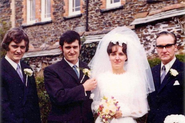 The wedding of Keith Truscott and Clarinda Blake