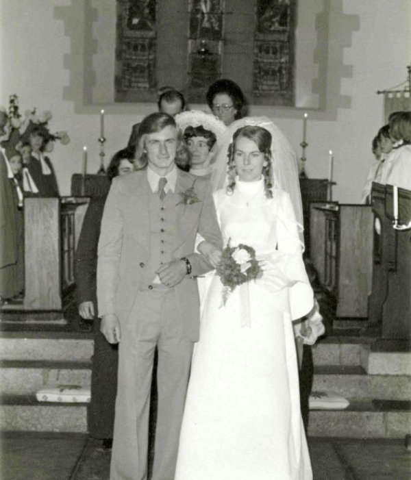 The wedding of Martyn Dingle and Melanie Wherry