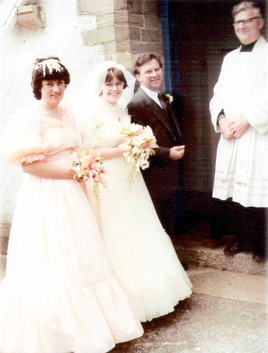 The wedding of Olwyn Cann in St Peter's Church